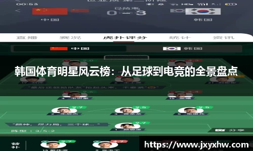 韩国体育明星风云榜：从足球到电竞的全景盘点