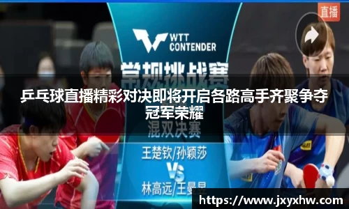 乒乓球直播精彩对决即将开启各路高手齐聚争夺冠军荣耀