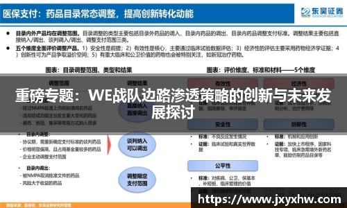 重磅专题：WE战队边路渗透策略的创新与未来发展探讨